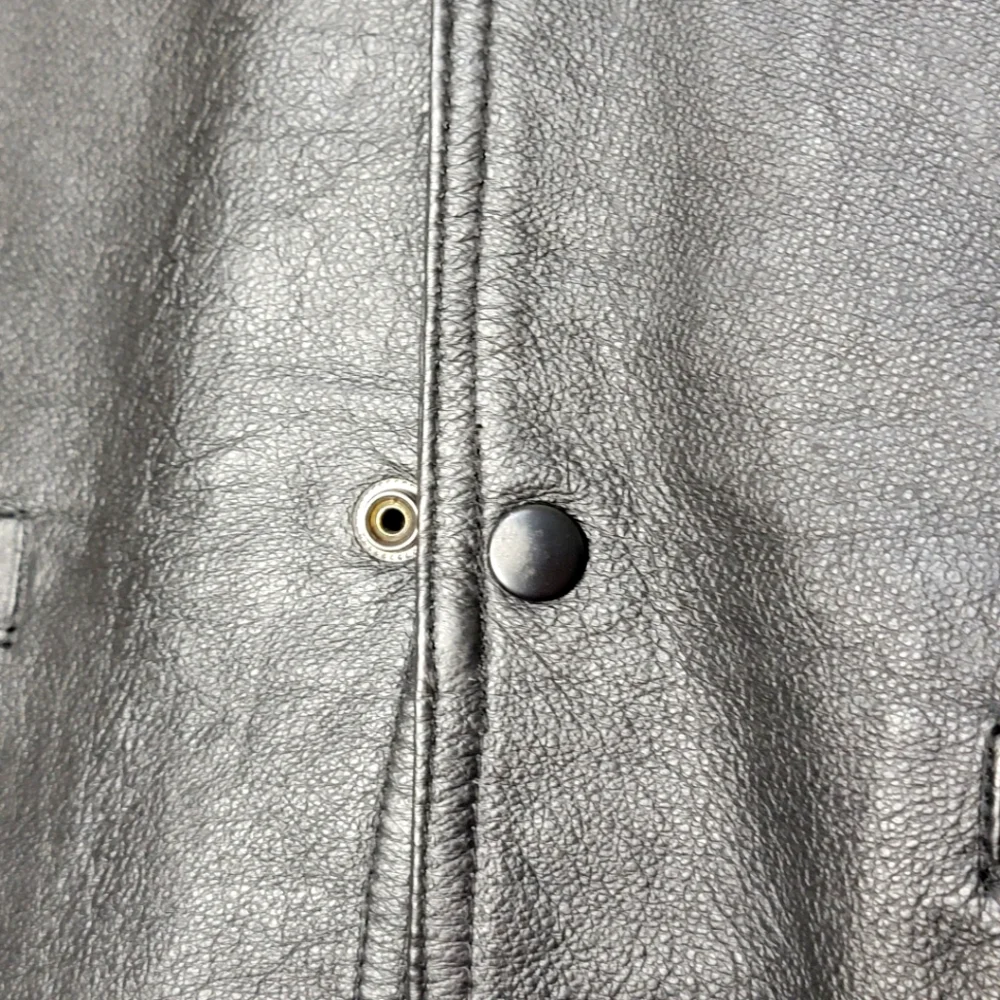 LEATHER US Air Force Motorcycle Vest Size XL‎ #391